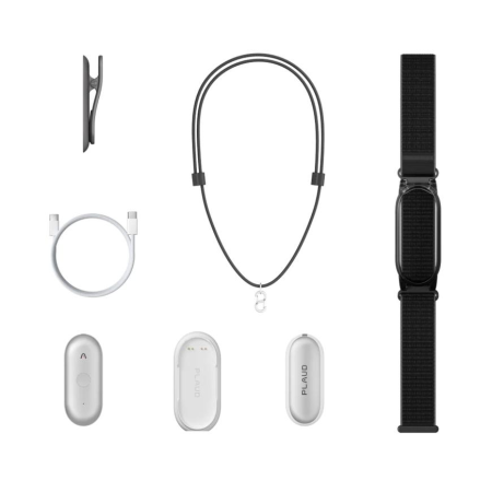 Диктофон Plaud NotePin S AI Voice Recorder Lunar Silver