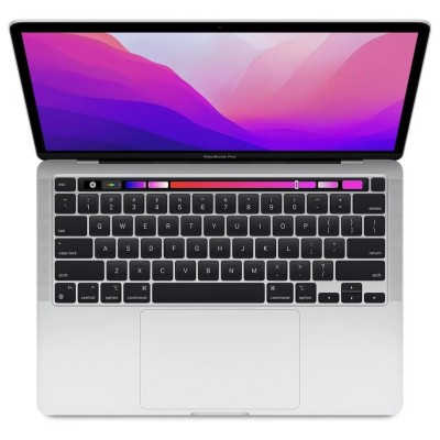 Apple MacBook Pro 13 2022 (2560x1600, Apple M2, RAM 8 ГБ, SSD 512 ГБ, Apple graphics 10-core), MNEQ3, серебристый