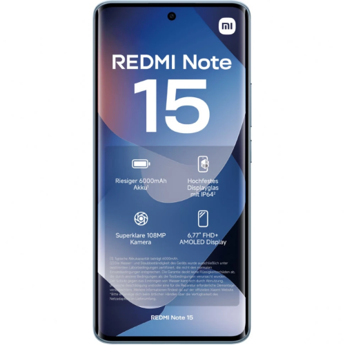 Xiaomi Redmi Note 15 4G 8/128Gb (NFC) Glacier Blue (ЕАС)