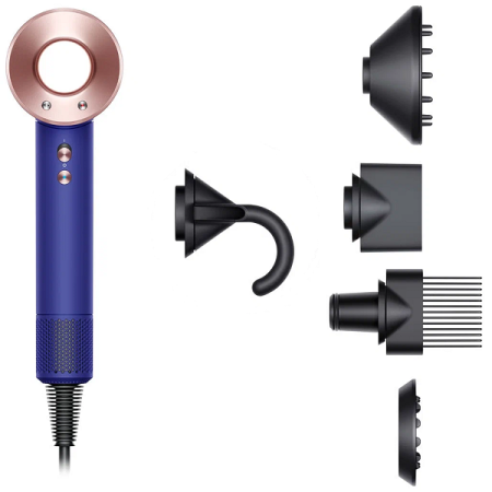 Фен Dyson Supersonic HD07 + Кейс «Vinca Blue/Rose» + 2 расчески