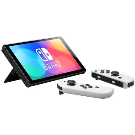 Игровая приставка Nintendo Switch OLED white (белая)