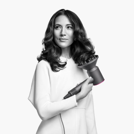 Фен Dyson Supersonic HD08 Limited Edition + кейс + 2 расчески «Vinca blue/Rose»