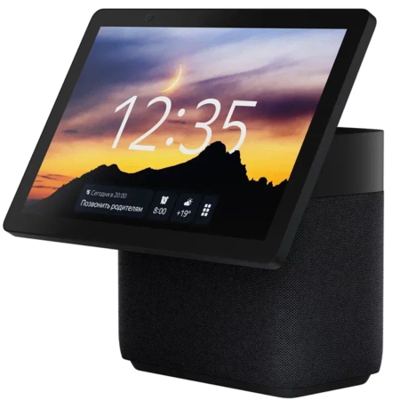 Умная колонка Яндекс Станция Дуо Макс с Zigbee, Черный