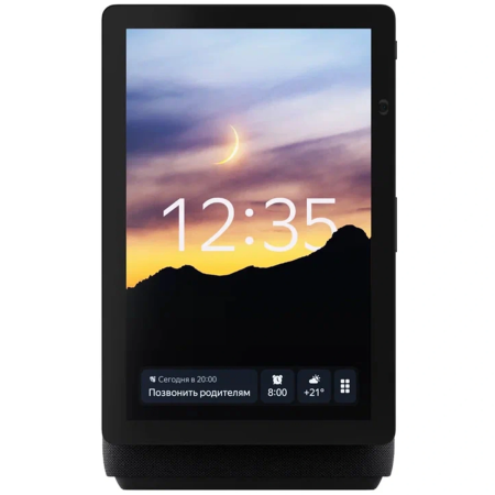 Умная колонка Яндекс Станция Дуо Макс с Zigbee, Черный