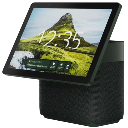 Умная колонка Яндекс Станция Дуо Макс с Zigbee, Зеленый