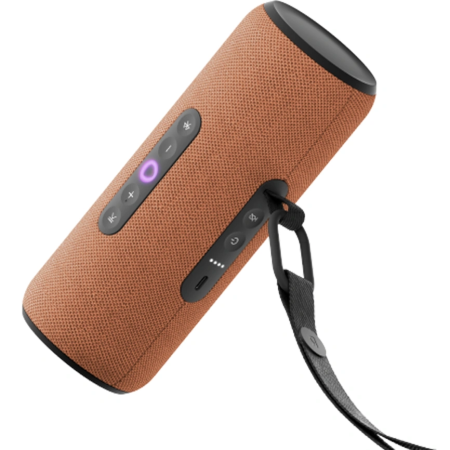 Умная портативная колонка Яндекс Станция Стрит с Алисой, Оранжевая