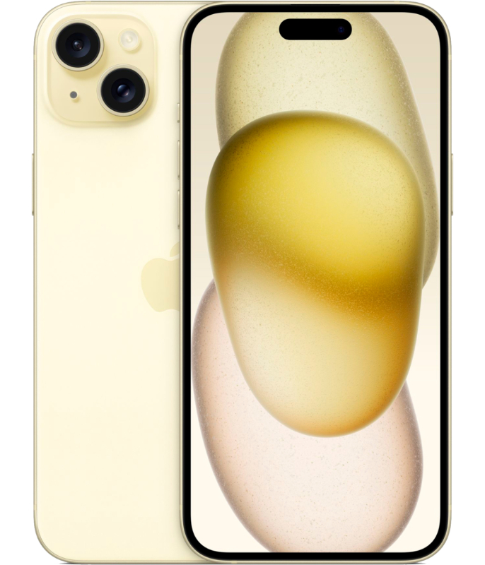 Apple iPhone 15 Plus 512 ГБ, nano SIM + eSIM, «желтый»