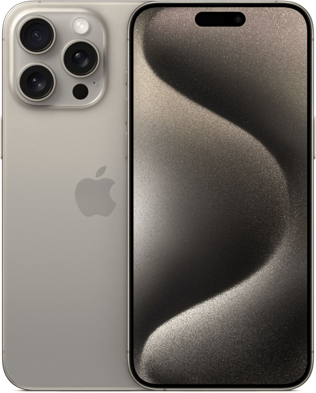 Apple iPhone 15 Pro Max 1ТБ, nano SIM + eSIM, «титановый натуральный»