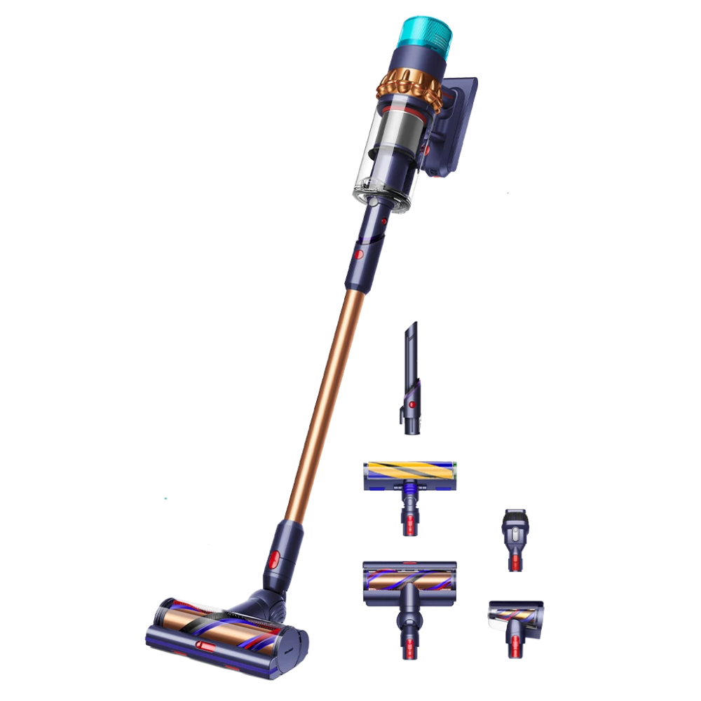 Беспроводной пылесос Dyson Gen5 Detect Absolute SV23 (5 насадок) «Prussian Blue/Cooper»