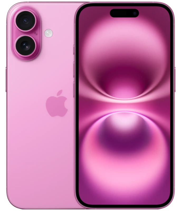 Смартфон Apple iPhone 16 256 ГБ, Nano SIM + eSIM, Розовый | Pink